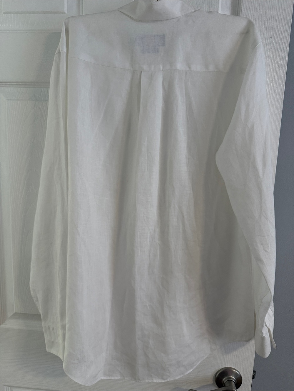 Vineyard Vines Men's White 100% Linen Long Sleeve Button Down Shirt - Size Small - Picture 5 of 11